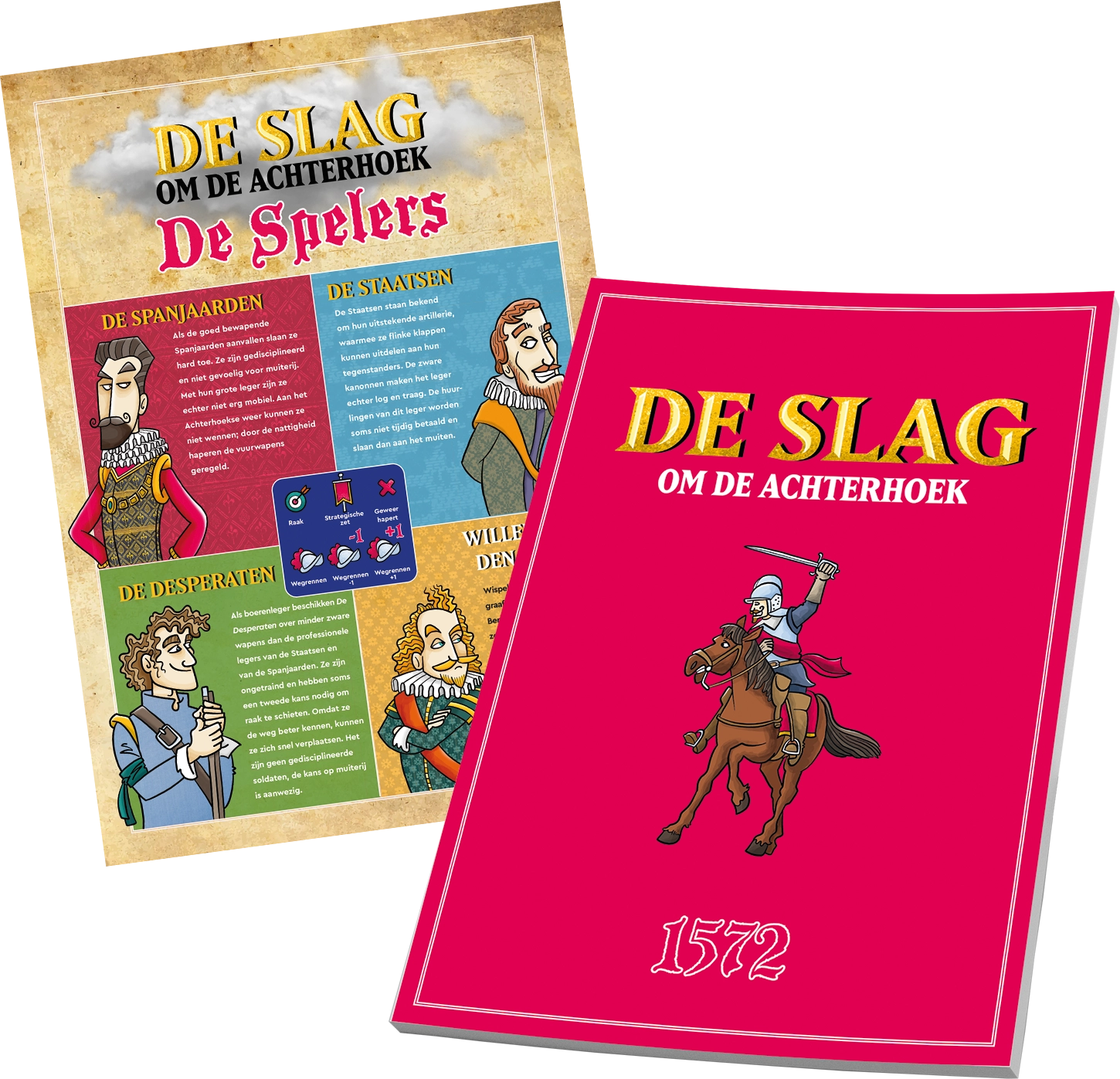 Uitlegkaart en spelregels van De Slag om de Achterhoek